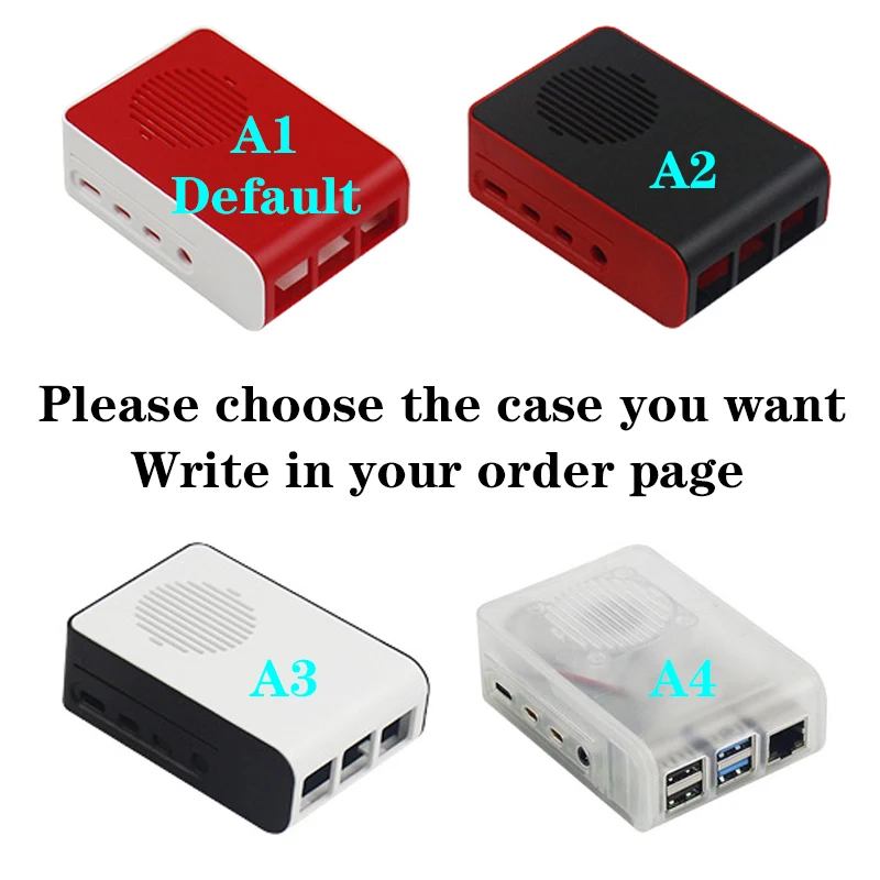 Raspberry Pi 4 2 ГБ Оперативная память с ABS чехол блики вентилятор 3A Питание адаптер Micro