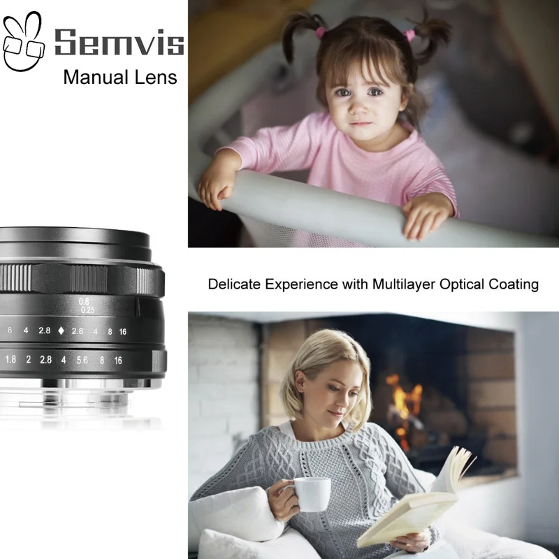 Meike объектив камеры 25 мм F1.8 широкоугольный ручной для Canon/Nikon/Sony/Fuji/M4/3 Крепление