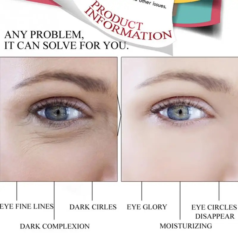 Probiotic крем для глаз Съемный Травяной Уход кожи портативный Увлажняющий Темный