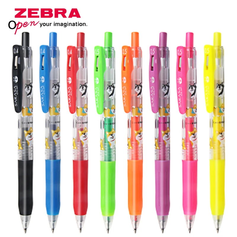 Ограниченная серия гелевых ручек Zebra Sarasa JJ15, цветная гелевая ручка 0,4/0,5 мм, Япония