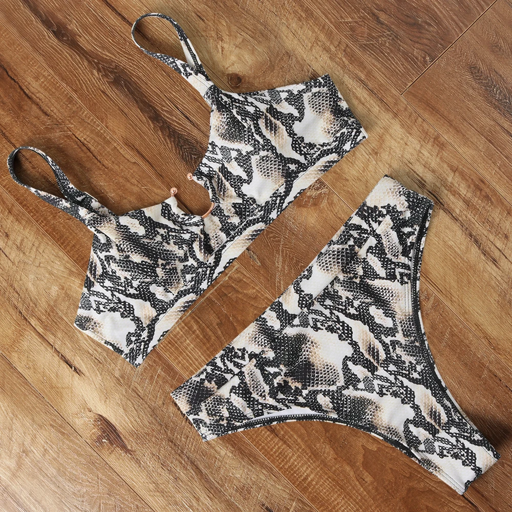 Микро Бикини 2020 бикини с высокой талией леопардовое женское пуш ап купальник