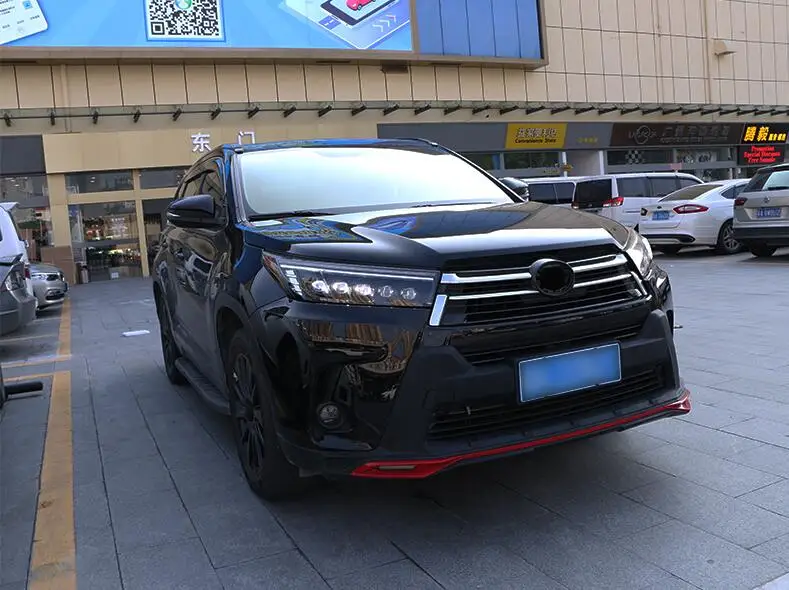 2 шт.~ 2019y автомобильный bupmer головной светильник для Toyota фара highlander Kluger автомобильные аксессуары светодиодный противотуманный фонарь highlander налобный фонарь