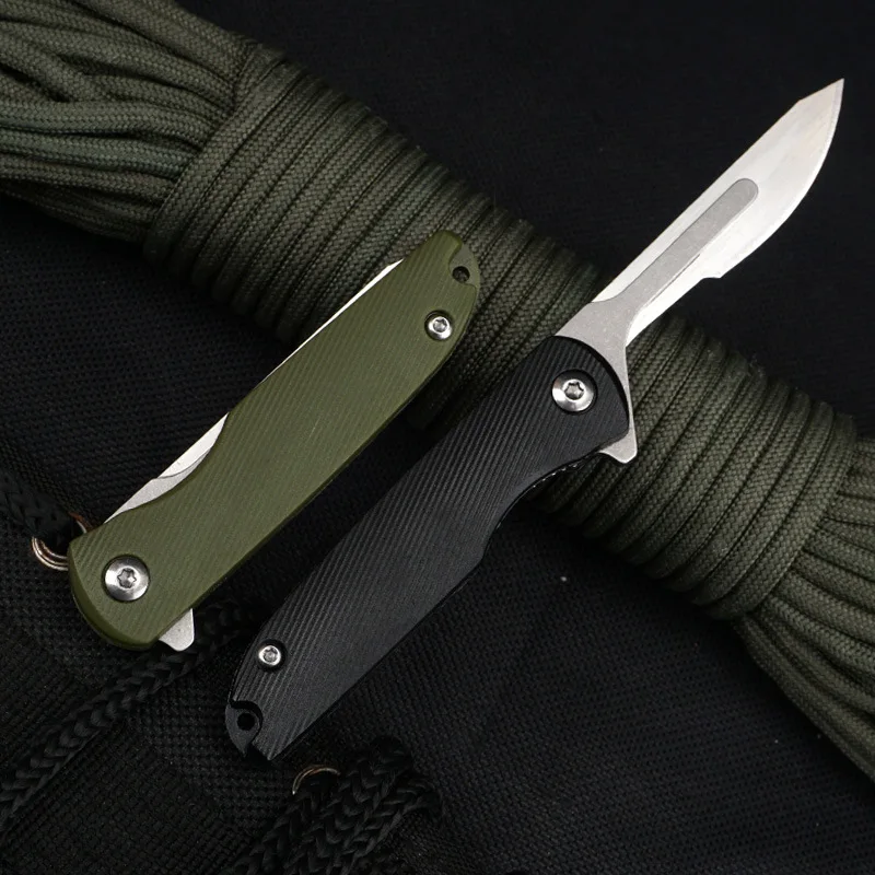 Многофункциональный мини-нож из углеродистой стали уличный портативный