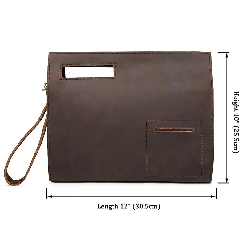 new real crazy horse leather briefcase men vintage handbag male messenger bags portfolio laptop shoulder bag men office work bag free global shipping