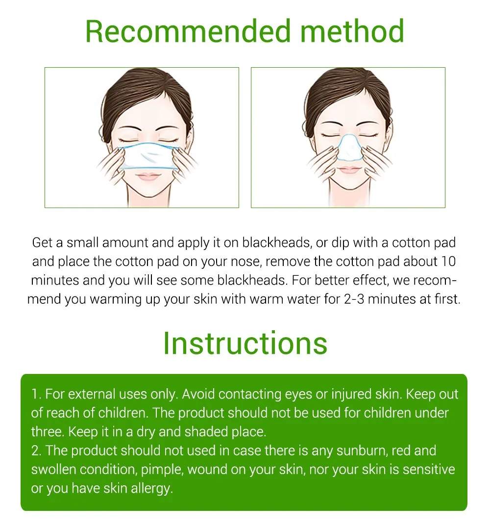 LANBENA 15 мл средство для угрей в носу удаления черных точек жидкое на лечение акне