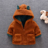 ienens kids boys girls jacket clothes winter warm clothing children hooded coats tops wool jackets coat baby parkas outerwear