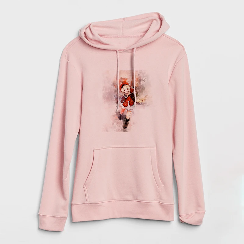 

Japan Genshin Impact Game Unisex Hoodies Harajuku Graphic Print Long Sleeve Pure Cotton Sweatshirt Fashion Street Tops Clothing