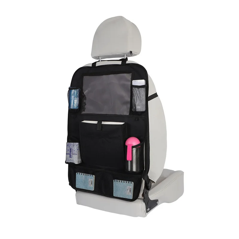 

Car Storage Back Multi-Pocket Seat Organizer Holder Convenient Waterproof Travel Bag Stowing Tidying Universal Car Accessories