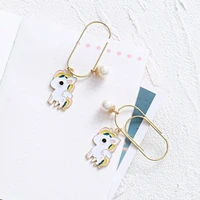 tutu 2pcspack unicorn bookmarks paper clip of page stationery school office supply student rewarding prize h0539