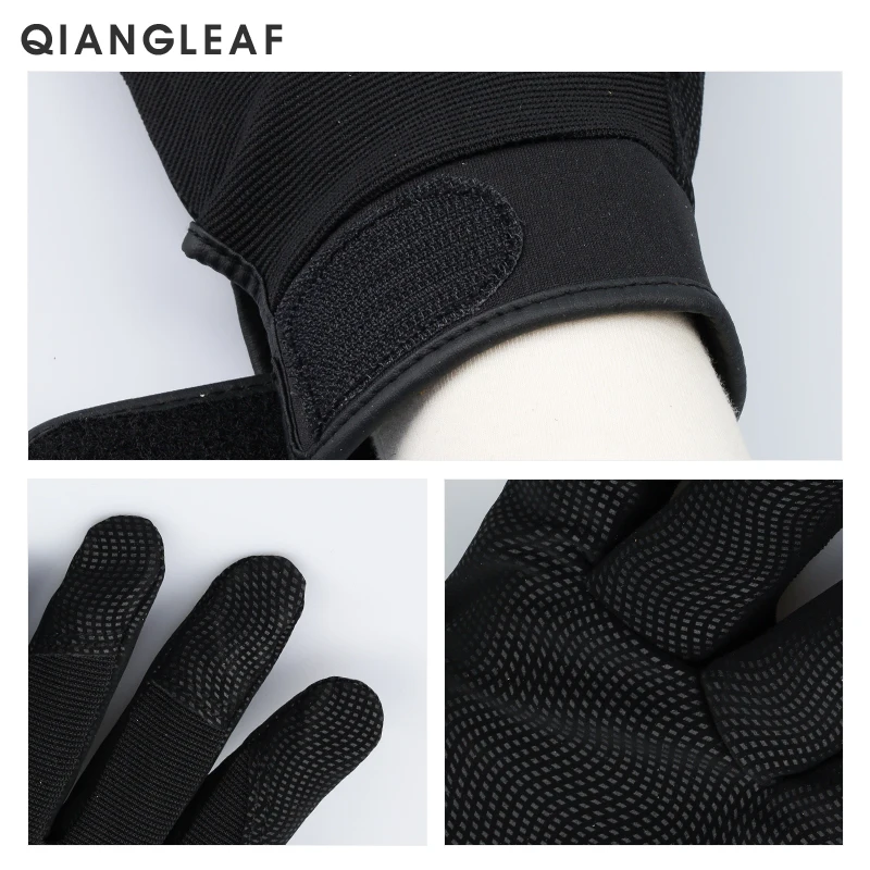 QIANGLEAF брендовые рабочие перчатки, защитные перчатки, Ультратонкие защитные перчатки из микрофибры, перчатки для верховой езды, садоводства, спорта, черные защитные перчатки 2520