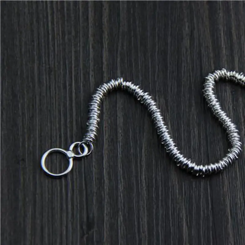 Настоящее чистое серебро 925 пробы браслет ручной работы для женщин винтажный