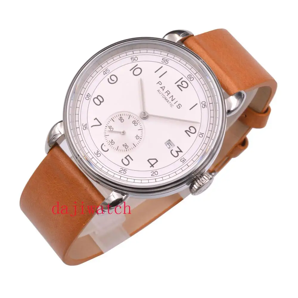 

2019 manufactures new Parnis 42 mm316L solid stainless steel case luxury automatic movement mechanical watch