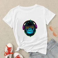 orangutan printed hipster punk tees womens shirt men summer streetwear t shirt italy fashion harajuku clothing personalized