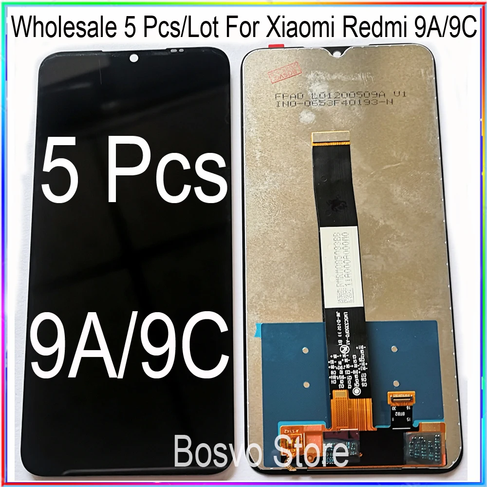 

Wholesale 5 Pieces/Lot For Xiaomi Redmi 9A LCD screen display with touch assembly for Redmi 9C