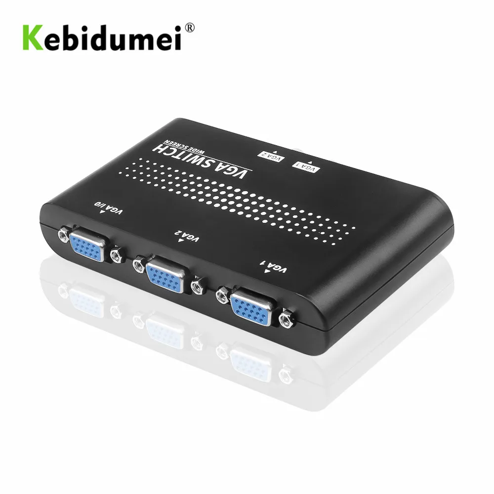 Переключатель kebidumei 2 в 1 с портами VGA/SVGA Селекторный переключатель оригинальный
