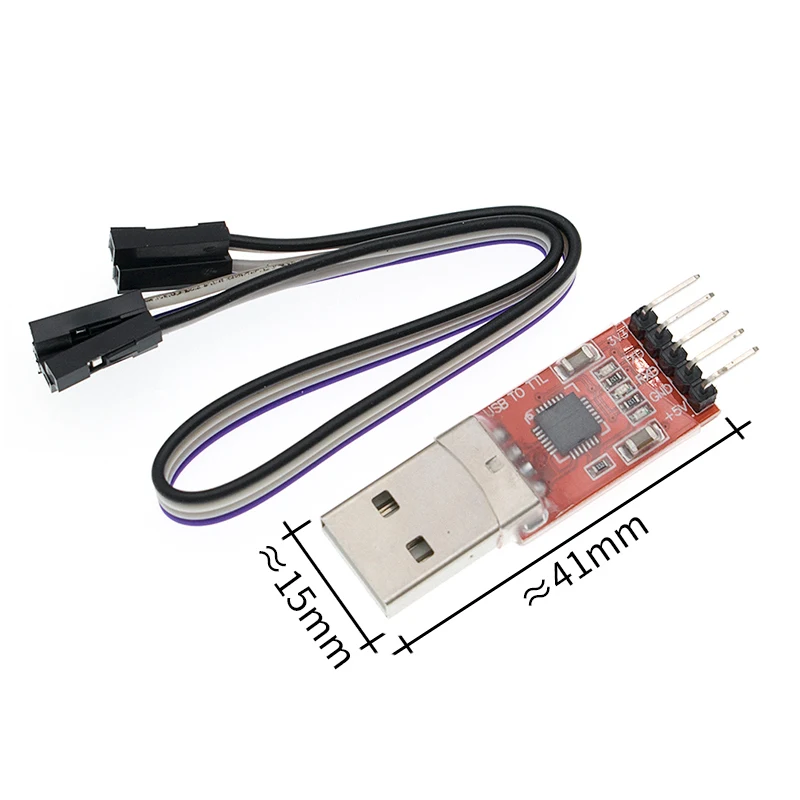 10 шт. CP2102 модуль USB к TTL Серийный UART STC кабель для загрузки супер щетка линии
