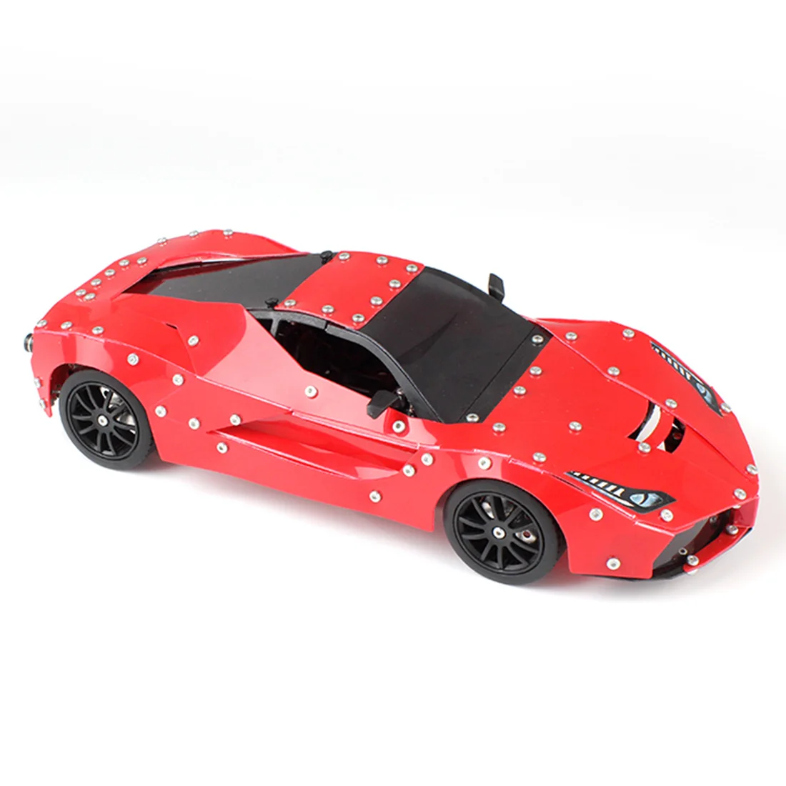 597 шт. 1:16 из нержавеющей стали RC спортивный автомобиль строительный блок DIY Небольшие частицы строительные наборы подарок SW(RC)-003