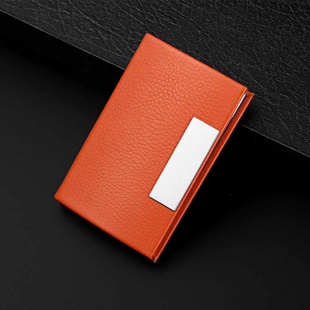 Персонализированный кошелек для карт из кожзаменителя мужской держатель