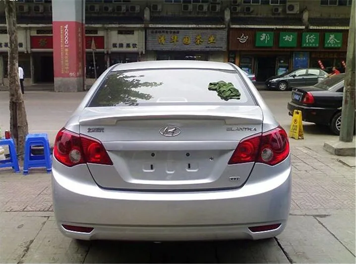 Спойлер для Hyundai Elantra заднее крыло автомобиля из АБС материала задний спойлер