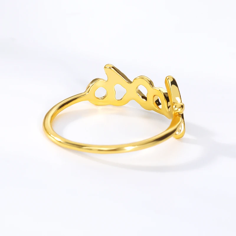 Модные Золотые кольца XoXo для молодых людей Anelli медные ювелирные изделия милые