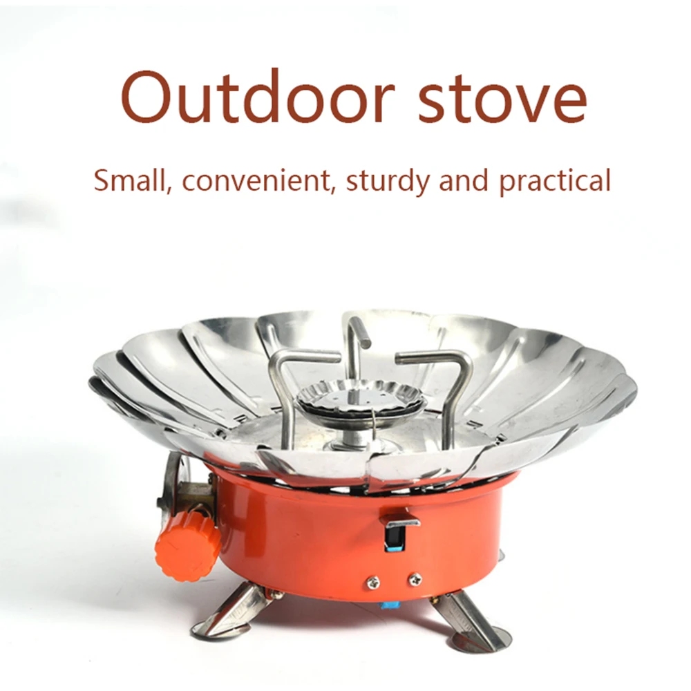 B.B.Y. Туристическая плита портативная газовая мини-горелка с защитой от ветра