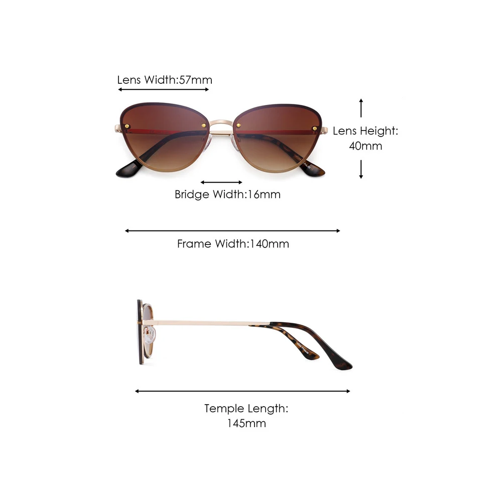 

Cat Eye Sunglasses for Women LD4025