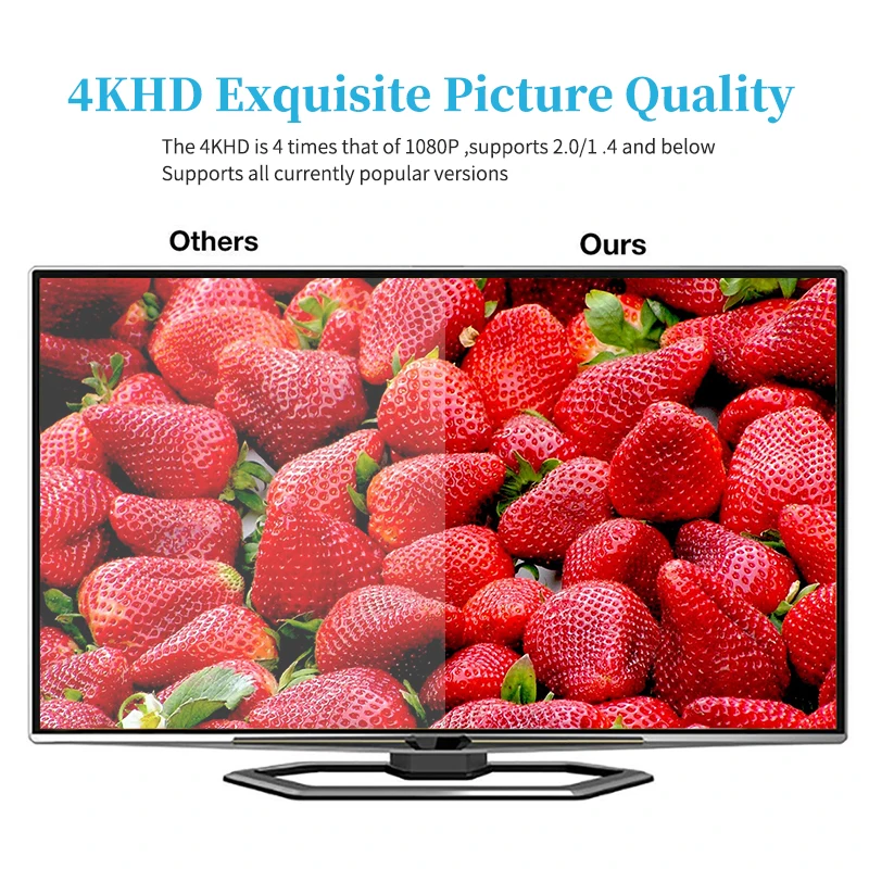 Кабель с разъемом штырь HDMI совместимый кабель 2 0 провод 4K HD 60 Гц высокоскоростной
