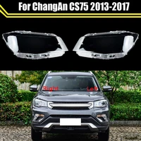 car front headlight glass headlamp transparent lampshade lamp shell auto lens cover for changan cs75 2013 2014 2015 2016 2017