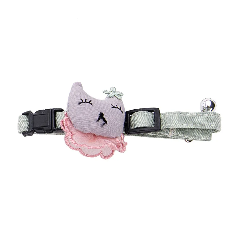 

Lovely Nylon Necklace Cat Small Dog Cute Nylon Adjustable For Puppy Kittens Necklace