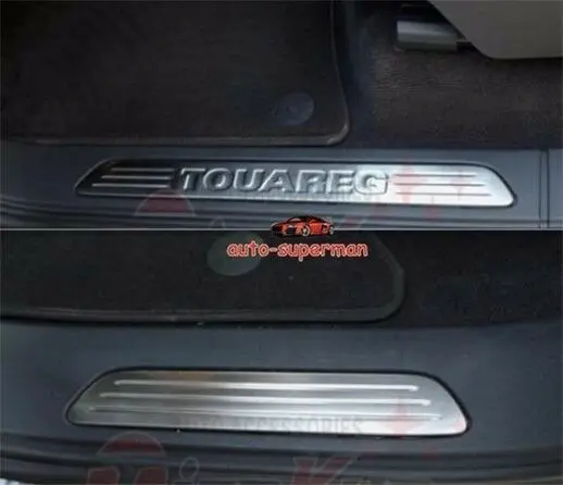 

scuff plate Door sill sills Guards Insert For VW TOUAREG 2011-2017