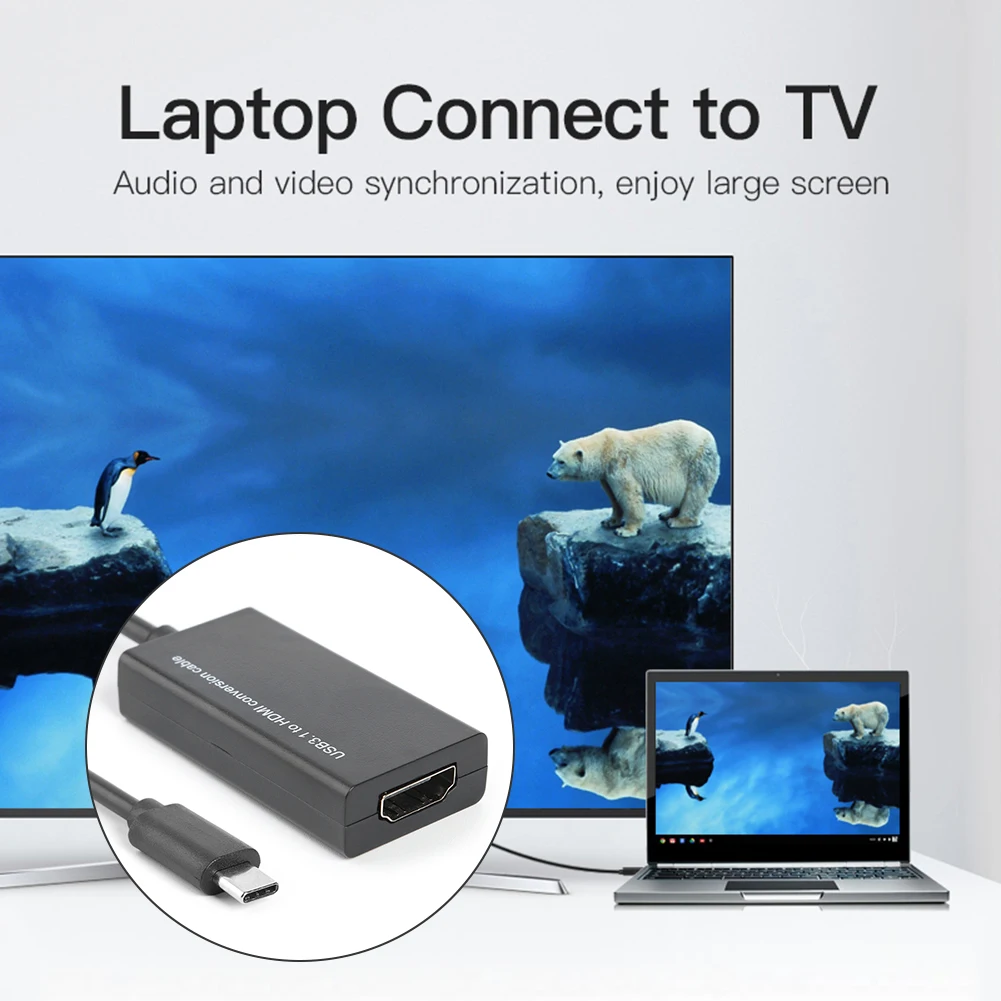 Адаптер USB Type C в HDMI 3 1 папа мама совместимый с MHL Android телефонов и планшетов |