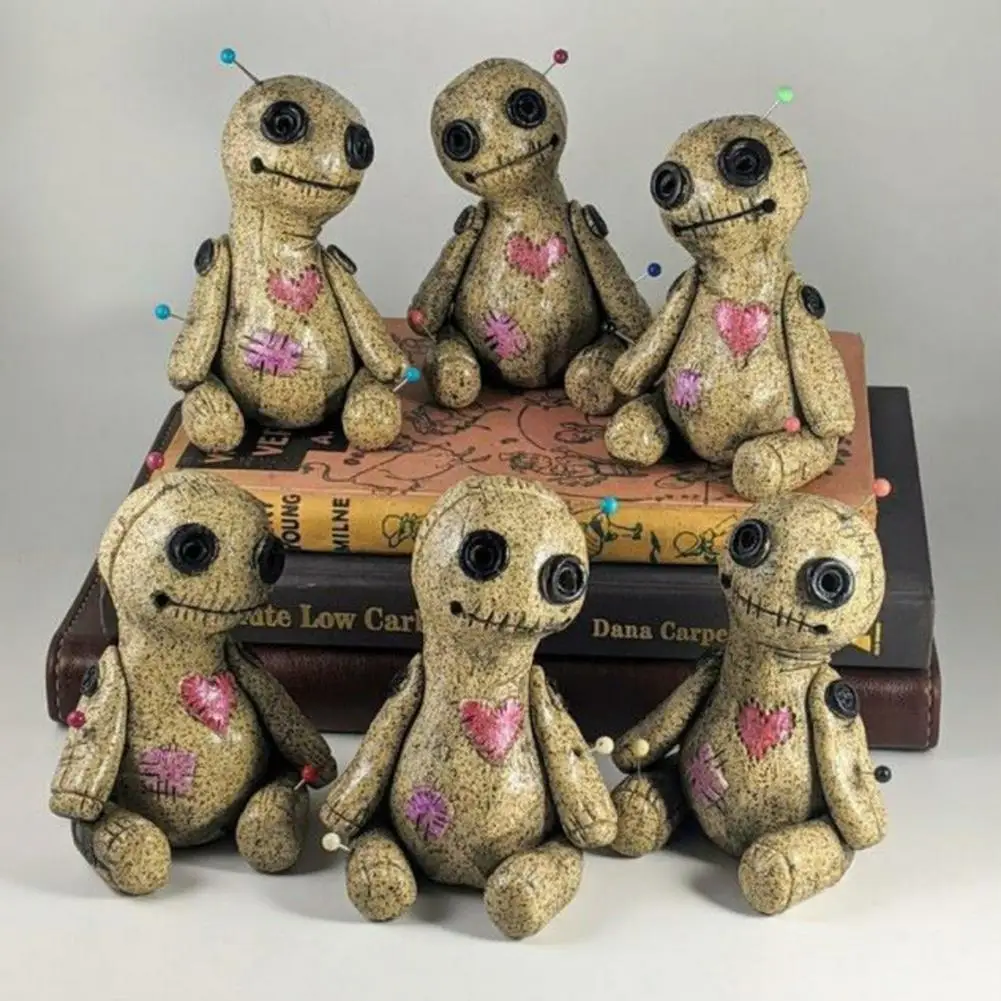 Voodoo Doll Cone Burner Incense Desktop Resin Ornament Handmade Carft Ornaments Decorative Props Home Decoration Censer | Игрушки и
