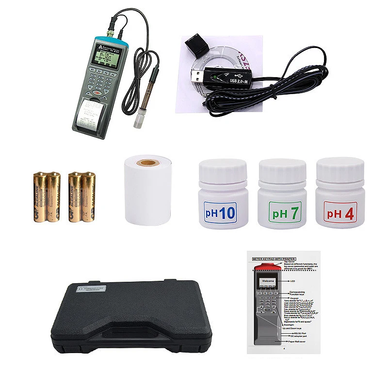 Az9861 анализатор качества воды Ph метр тестер с функцией принтера Az 9861|Тестеры