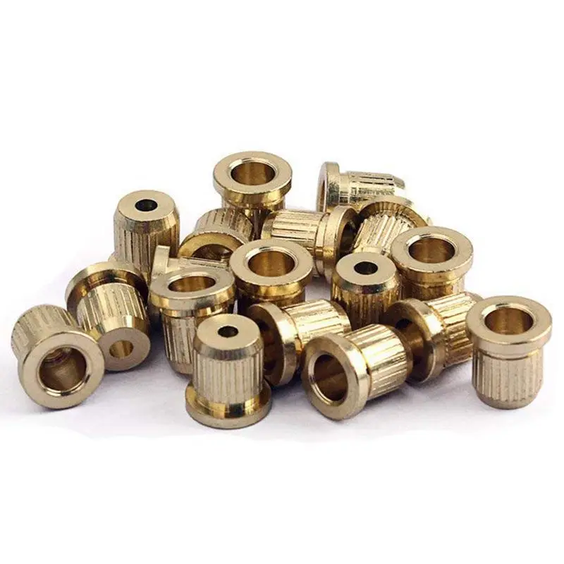 

18 PCS String Ferrules for Electric Guitar (Gold)