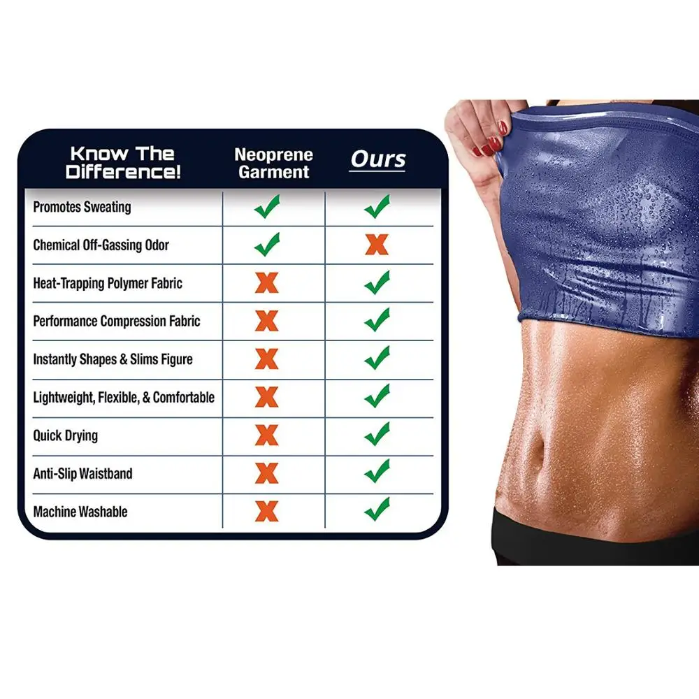 

CXZD Women Slimming Corset Premium Workout Tank Hot Sauna Effect Top belly band Polymer Weight Loss Sauna Vest