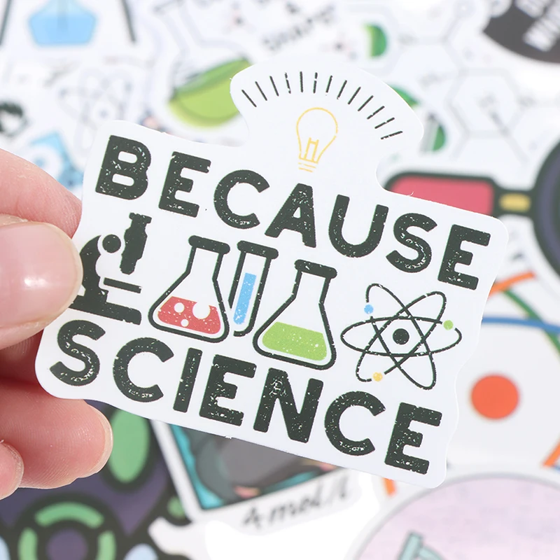 50 шт. Водонепроницаемый научно-химическая лаборатория наклейки для ноутбука