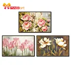 вышивка крестом наборы рукоделие, наборы для вышивки 11CT водорастворимые рисунки на холсте 14CT, картина с цветами, абстрактная фотография