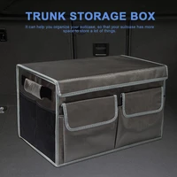 car trunk storage large capacity grade organizer box outdoor storage case folding car trunk tool glove box for sedan suv mpv