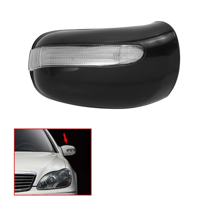 

Car Door Mirror Housing Cover W Turn Signal Light for Mercedes Benz W220 W215 S320 S430 2208100164
