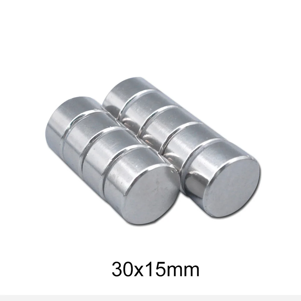 

1/2/3/5PCS 30x15 mm Neodymium Strong Magnets 30mmx15mm Permanent Round Magnet Disc 30x15mm Powerful Magnetic 30*15 mm
