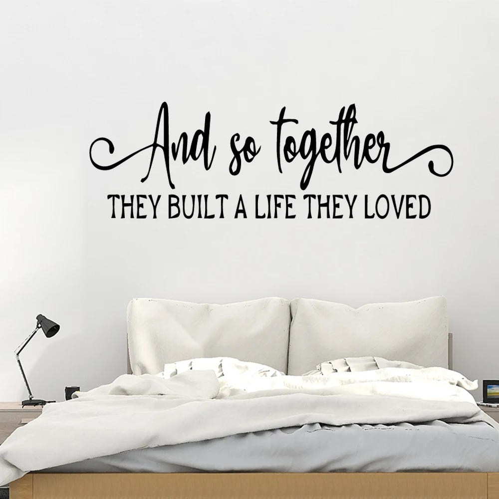 Креативные наклейки на стену со встроенной любовью современная модная Наклейка