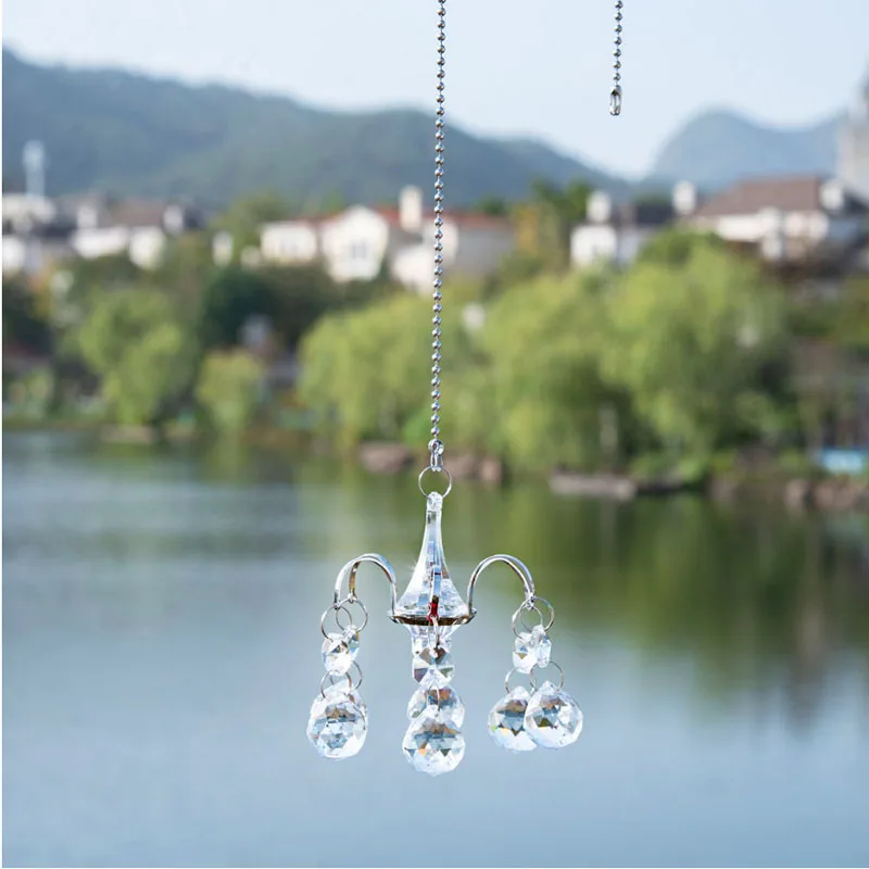 Кристаллы Ловец Солнца подвесное украшение граненый шар подвесная люстра детали