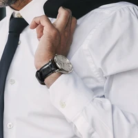Carnival Automatic Watch Men Leather Strap Mechanical Watches Waterproof Wrist Watch For Men