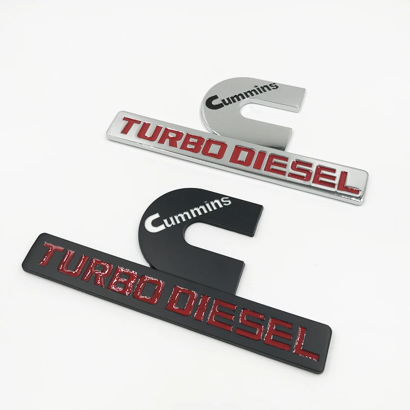 3D автомобиль Cummins Turbo дизельные эмблемы значки выход значок сменная наклейка для
