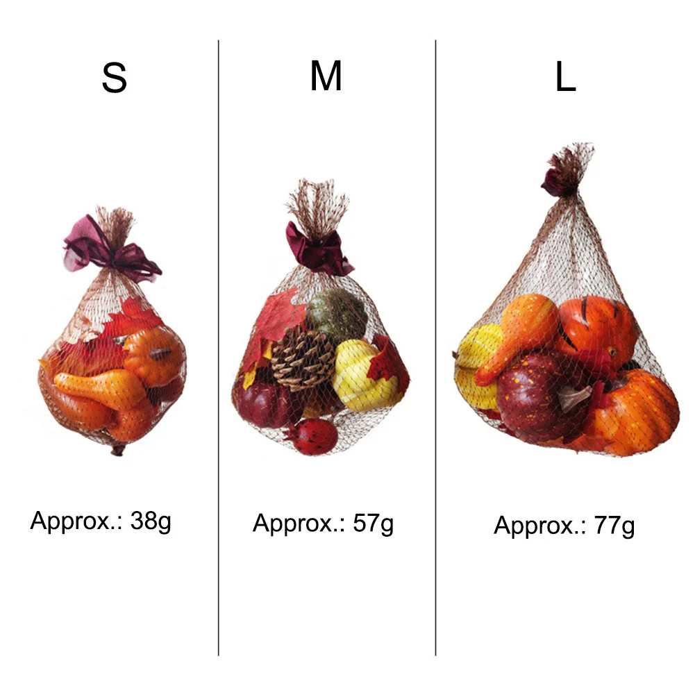 Искусственные тыквы кленовый лист сушеные цветы гранат стол дом осень Урожай