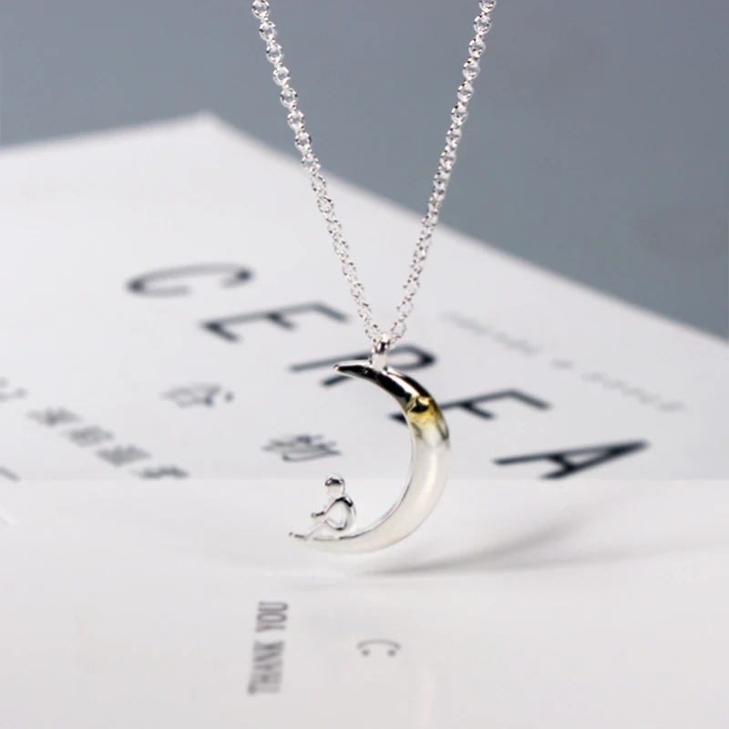 Модная женская цепочка длиной до ключиц со звездами и Луной | Украшения