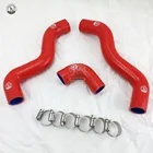 Силиконовый шланг радиатора для FIAT UNO 1,3 IE TURBO MK1 85-91 (3 шт.) красныйсинийчерный