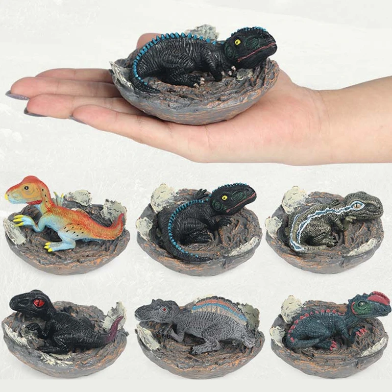 

6Pcs Dinosaur Baby Action Figure Room Decoration Animals Model Simulation Dinosaur Children Educational Toys