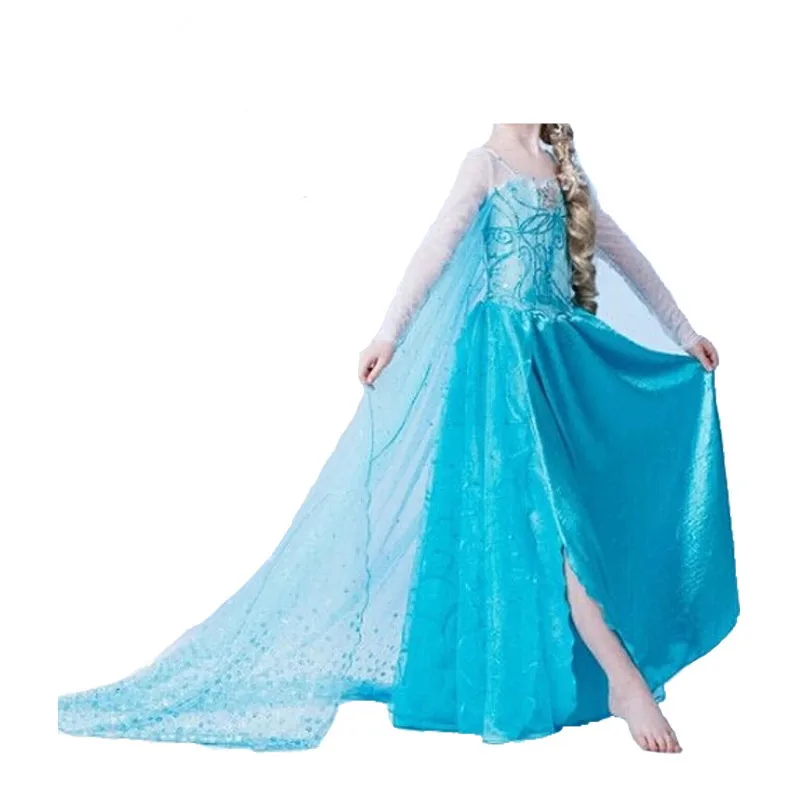 Autumn Long Sleeves Dresses Girls Little Princess Dress Kid's Party Girl Clothes Children Halloween Costumes 8T | Детская одежда и