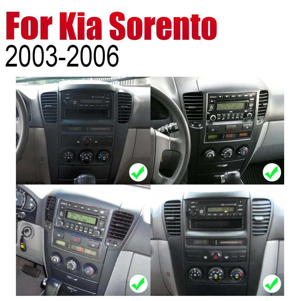 ZaiXi Android 2 Din автомобильное радио, DVD для Kia Sorento Naza Sorento 2003~ 2006 Автомобильный мультимедийный плеер gps навигационная система Радио